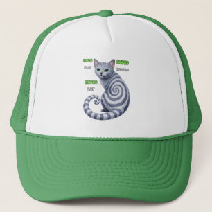 Russian Blue Hypno Cat Trucker Hat