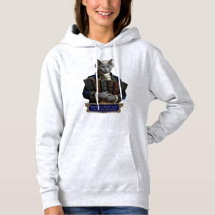 Russian Blue Immanuel Kant Cat Hoodie