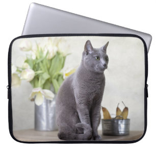 Russian Blue Laptop Sleeve
