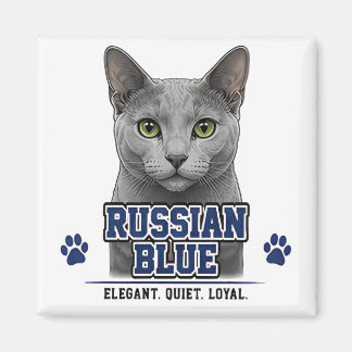 🐾 Russian Blue Lover 🐾 Magnet