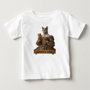 Russian Blue Lucrezia de Médici Cat Baby T-Shirt