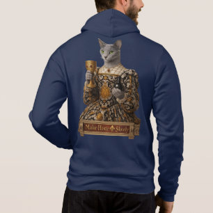 Russian Blue Lucrezia de Médici Cat Hoodie