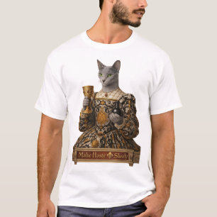 Russian Blue Lucrezia de Médici Cat T-Shirt