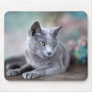 Russian Blue Mouse Pad