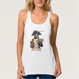 Russian Blue Napoleon Bonaparte Cat Singlet