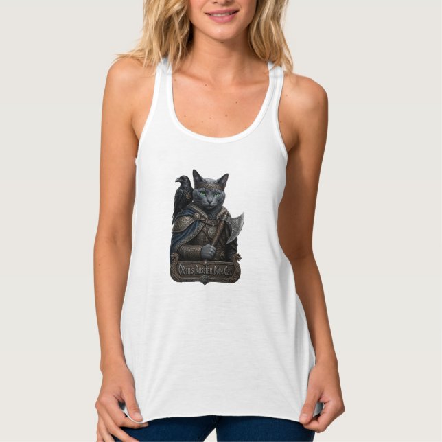 Russian Blue Noble Odin’s Cat Singlet (Front)