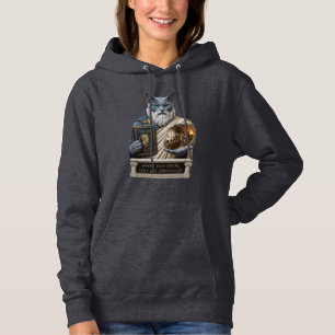Russian Blue Plato Cat Hoodie