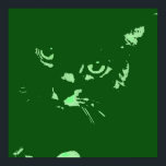 Russian Blue Pop Art Poster<br><div class="desc">pop art cat design</div>