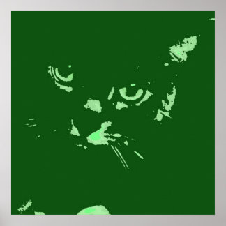 Russian Blue Pop Art Poster
