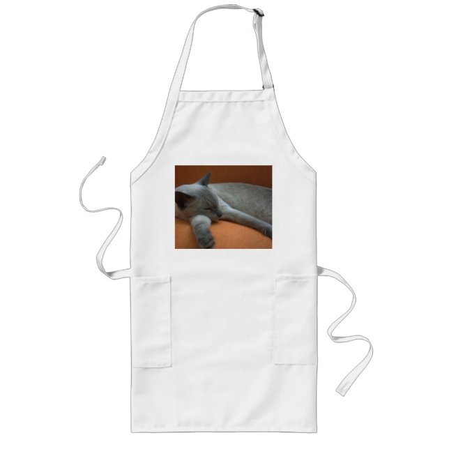 Russian_blue sleeping long apron (Front)