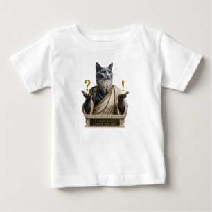 Russian Blue Socrates Cat Baby T-Shirt