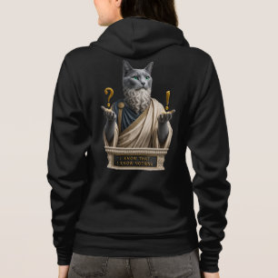 Russian Blue Socrates Cat Hoodie