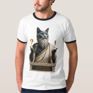 Russian Blue Socrates Cat T-Shirt