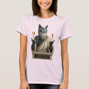 Russian Blue Socrates Cat T-Shirt