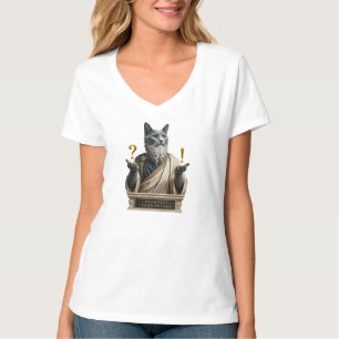 Russian Blue Socrates Cat T-Shirt