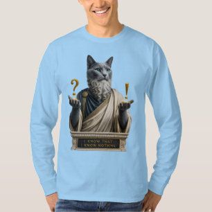 Russian Blue Socrates Cat T-Shirt