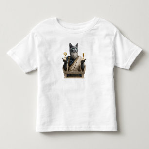 Russian Blue Socrates Cat Toddler T-Shirt