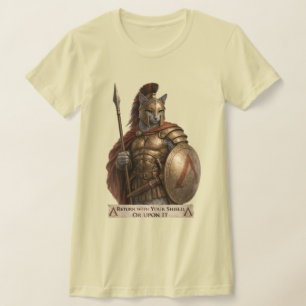 Russian Blue Spartan Cat T-Shirt