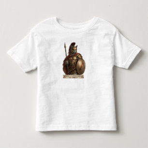 Russian Blue Spartan Cat Toddler T-Shirt