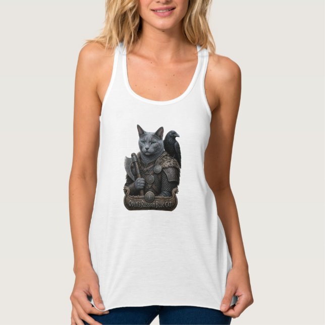 Russian Blue Veteran Odin’s Cat Singlet (Front)