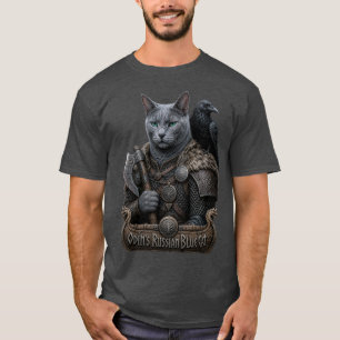 Russian Blue Veteran Odin’s Cat T-Shirt