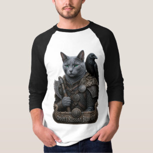 Russian Blue Veteran Odin’s Cat T-Shirt
