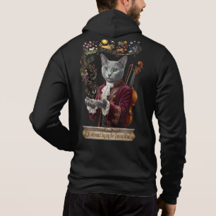Russian Blue Vivaldi Cat: A Vibrant Legacy Hoodie