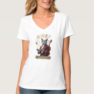 Russian Blue Vivaldi Cat: A Vibrant Legacy T-Shirt