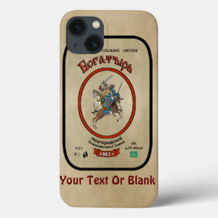 Russian Bogatyr Beer iPhone 13 Case