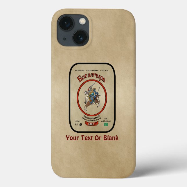 Russian Bogatyr Beer Case-Mate iPhone Case (Back)