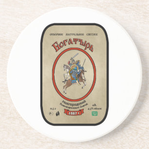 Russian Bogatyr Beer Coaster
