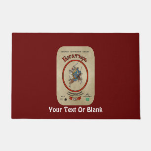 Russian Bogatyr Beer Doormat