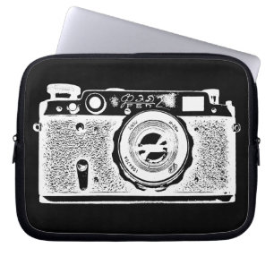 Russian Camera - in Negative Laptop Sleeve