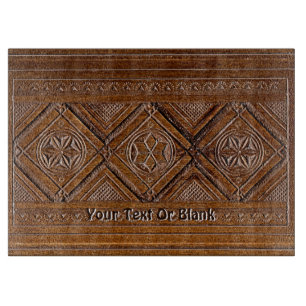 Russian Carved Wood Box Cutting Board
