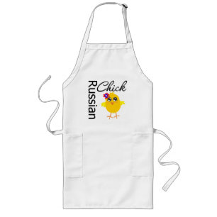 Russian Chick Long Apron