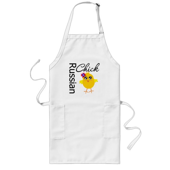 Russian Chick Long Apron (Front)