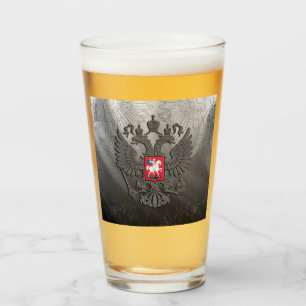 Russian coat of arms glass