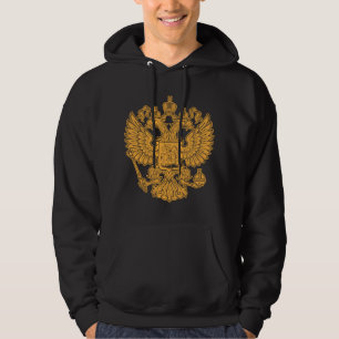 Russian Coat of Arms of The Russian Federation Hoodie