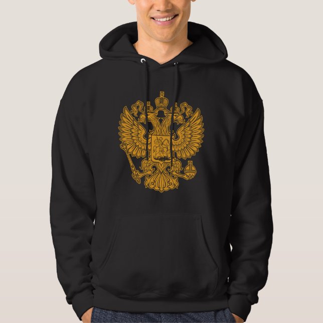 Russian Coat of Arms of The Russian Federation Hoodie (Front)