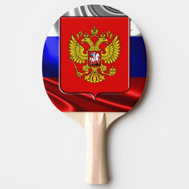 Russian Coat of arms Ping Pong Paddle (Front)