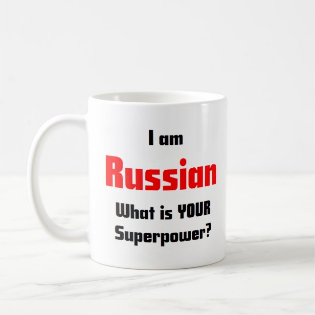 russian coffee mug (Left)