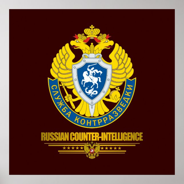 Russian Counter-Intelligence Poster (Front)