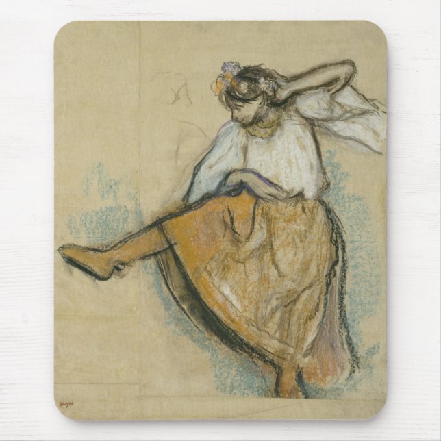 Russian Dancer Edgar Degas Mouse Pad (Front)