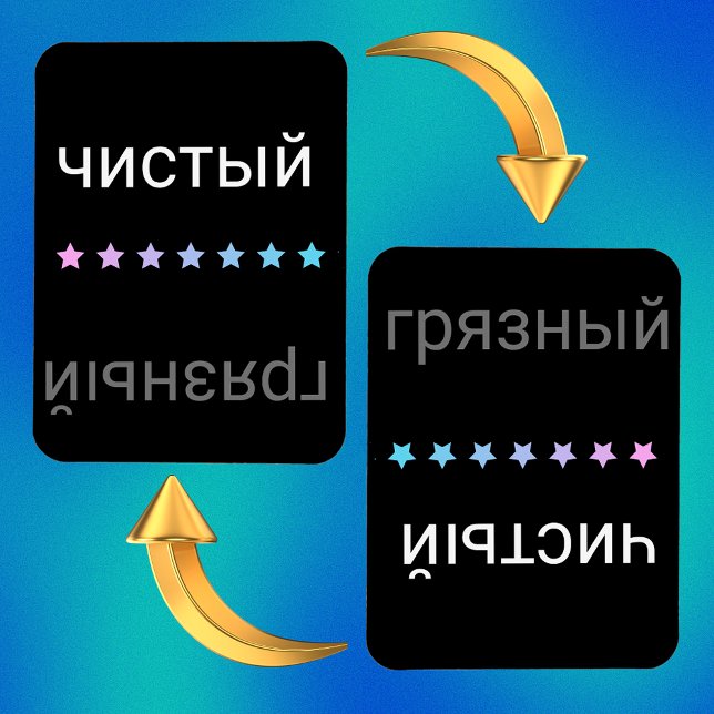 Russian Dishwasher Clean and Dirty Magnet (Creator Uploaded)