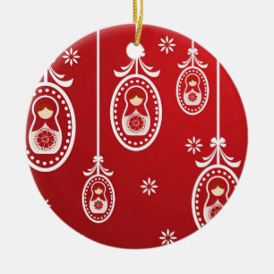 Russian Doll Babushka Hanging Decoration