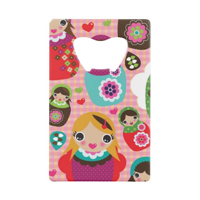 Russian doll illustration background (Front)