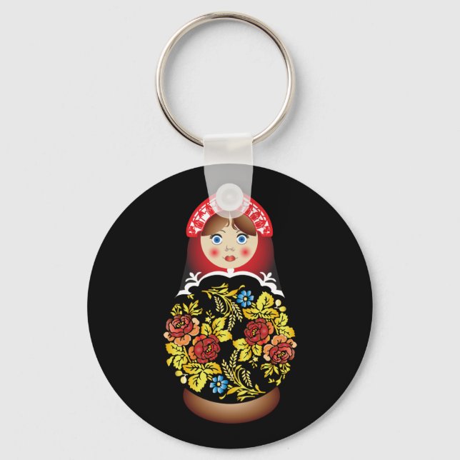 Russian doll Matryoshka Key Ring (Front)