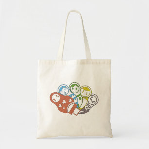 Russian Dolls Colourful Tote bag