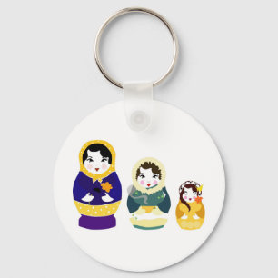 Russian Dolls Key Ring