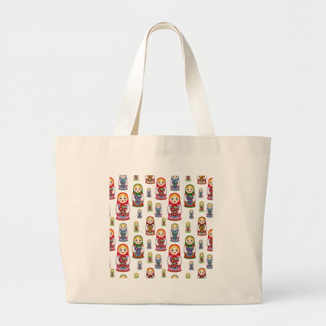 russian dolls large tote bag (Front)